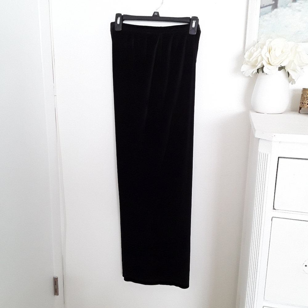 Womens Stretch Velvet Pants L